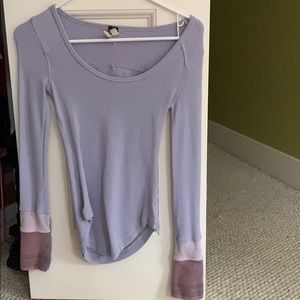 Free People purple thermal